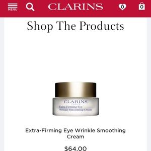 Clarins extra firming eye wrinkle smoothing creme